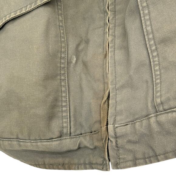 Timberland Weathergear Men's Vintage Jacket XXL Chore Coat Work Grey Distressed - Picture 6 of 14